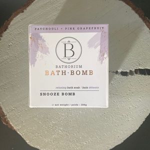 FREE with purchase bath bomb